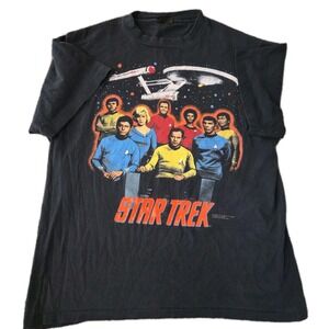 Vintage 90s Star Trek T-Shirt 1991 Changes Graphic Single Stitch Captain Kirk